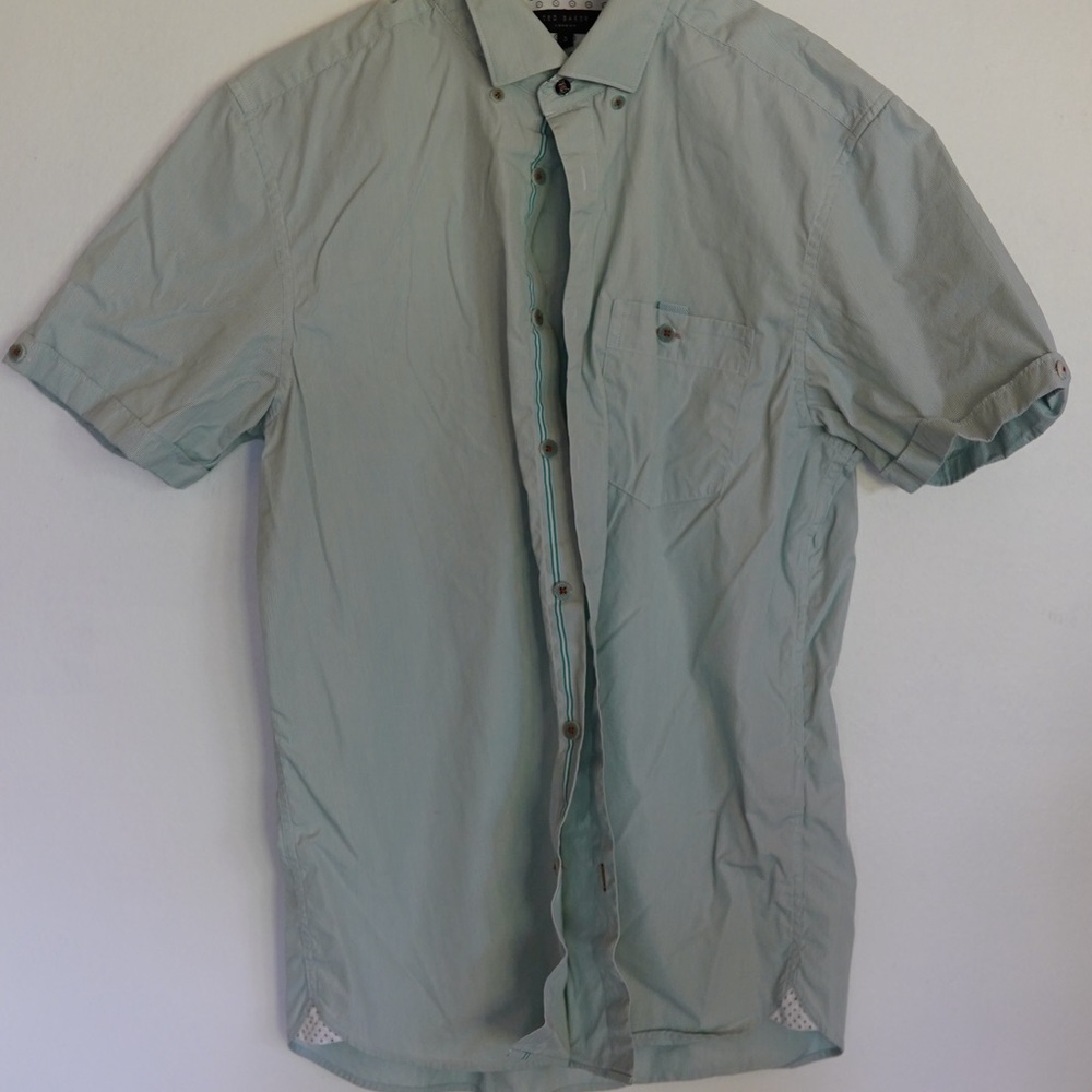 Ted Baker Green Casual Button Down Shirt